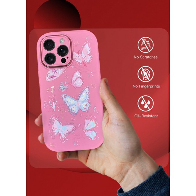 CATANES iPhone 15 Pro Max Case Cover Cartoon Case Unique Design for Women Girls with Camera Lens Protection P05