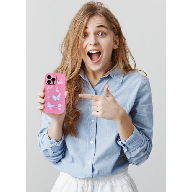 CATANES iPhone 15 Pro Max Case Cover Cartoon Case Unique Design for Women Girls with Camera Lens Protection P05