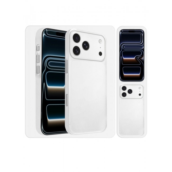 CATANES Air Skin Frosted Matte Case for iPhone 17 Pro - Stylish Ultra Slim Back Cover - Frosted Clear