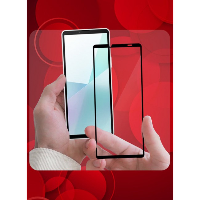 CATANES [for Sony Xperia 10 Vi and 10 Vii] 2 Pack Screen Protector Tempered Glass Anti-Scratch Screen Protector Case Friendly HD Clear Protective Film