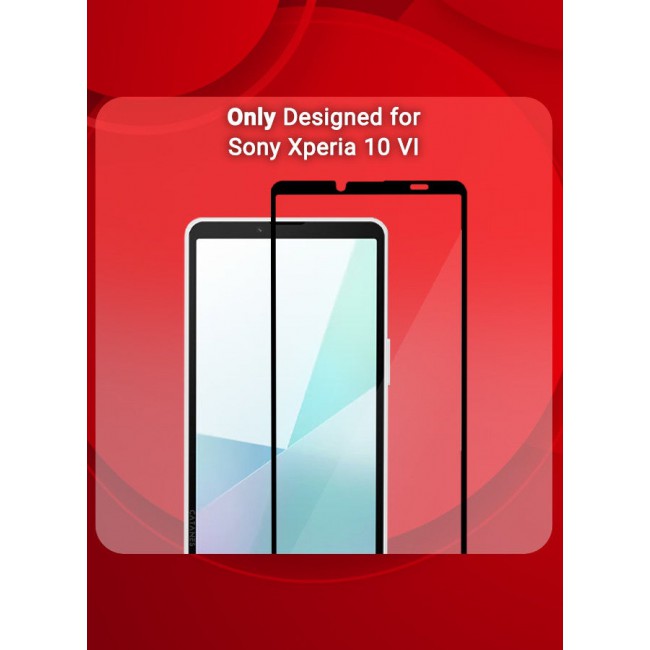 CATANES [for Sony Xperia 10 Vi and 10 Vii] 2 Pack Screen Protector Tempered Glass Anti-Scratch Screen Protector Case Friendly HD Clear Protective Film