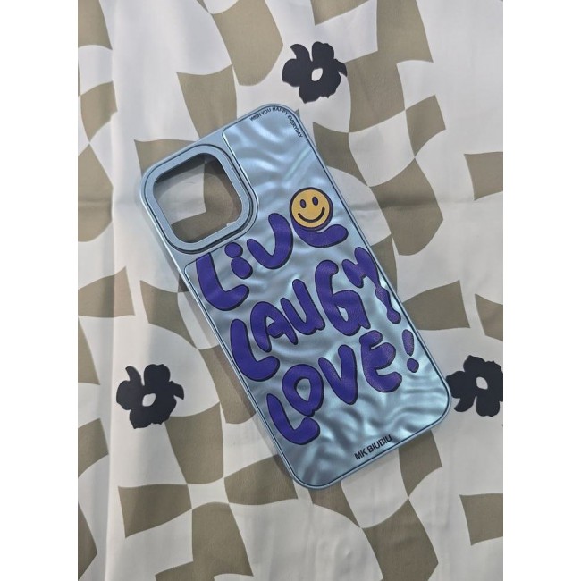 CATANES Letter Phone Case Cover for Apple iPhone 13 Pro Max Light Blue