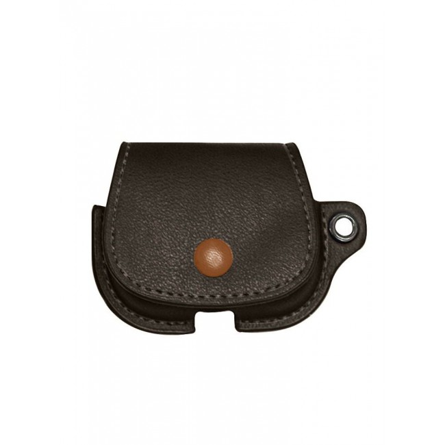 CATANES AirPods Pro Case Leather Case Cover with Keychain Compatible with Apple AirPods Pro 2019 Brown