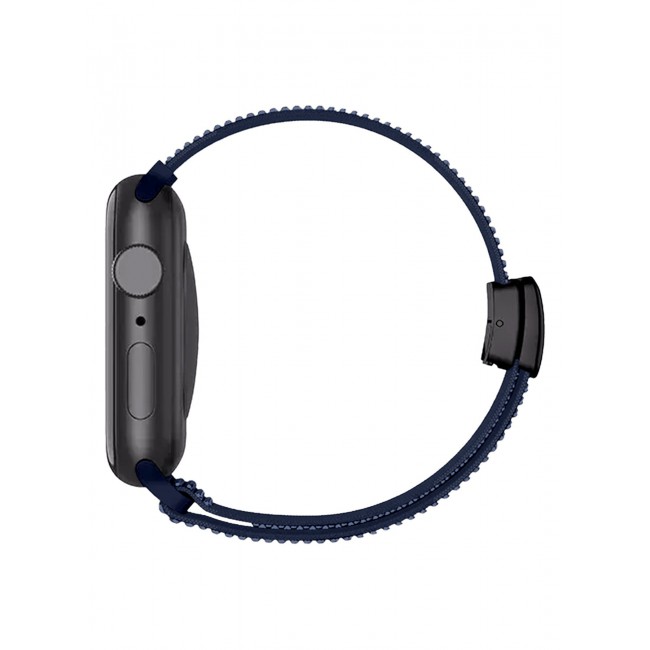 CATANES 44mm 45mm 49mm Elastic Band for Apple Watch Series 1-9, SE & Ultra - Rhinestone Sparkle Watch Band - Dark Blue