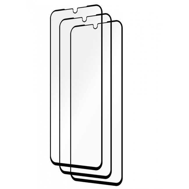 CATANES 3 Pack Screen Protector for Samsung Galaxy A34 5G Full Coverage Screen Glass 9H Hardness Anti Fingerprint Scratch