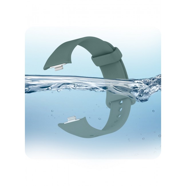 CATANES Classic Silicone Strap for Xiaomi Band 9 Pro Forest Green