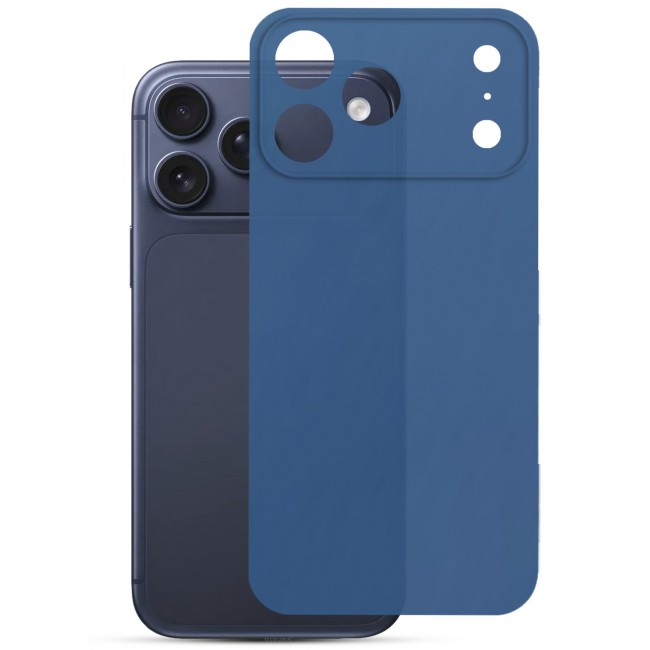 CATANES Air Skin Frosted Matte Case for iPhone 17 Pro - Stylish Ultra Slim Back Cover - Deep Blue