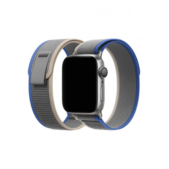 CATANES 2Pack for Apple Watch Trail Band 49mm 45mm 44mm 42mm Nylon Woven Sport Strap for iWatch Series Ultra/8/7/SE/6/5/4/3/2/1 Grey/Dark Grey