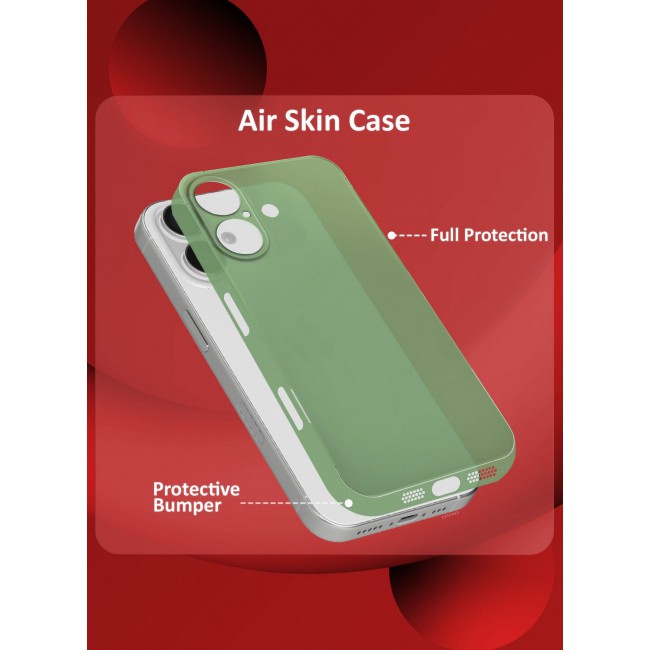 CATANES ( for iPhone 16 ) Case Cover Air Skin Series Back Cover Sturdy Durable Thin Case Drop Protection Cover Clear