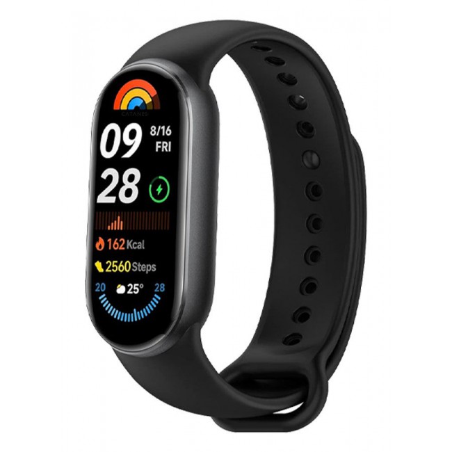 CATANES (for Mi Band 8 and 9) Strap Soft Silicone Replacement Sport Wristband for Xiaomi Mi Band 8 and 9 Watch Band Accessories for Women Men Black