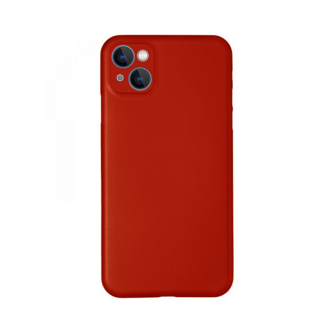 KZDOO Air Skin Case Ultra Slim Back Cover Skin for iphone 13 Frosted Anti Slip Full Coverage Red