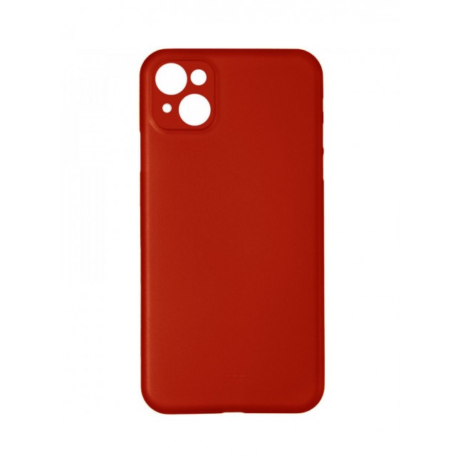 KZDOO Air Skin Case Ultra Slim Back Cover Skin for iphone 13 Frosted Anti Slip Full Coverage Red