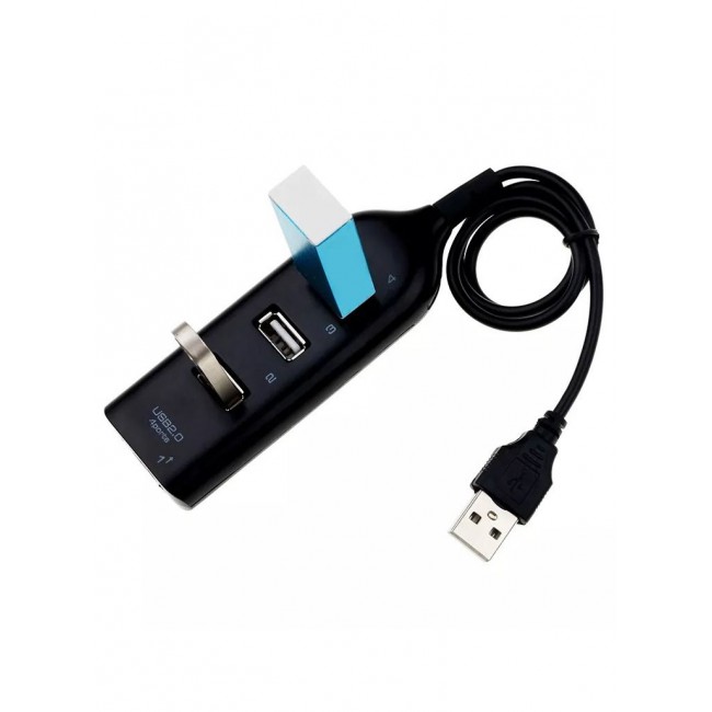 CATANES Hub Adapter with 4 Ports USB2.0 High Speed Splitter Hub for Laptop PC Computer