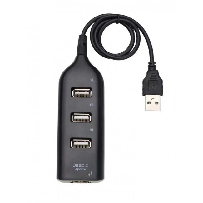 CATANES Hub Adapter with 4 Ports USB2.0 High Speed Splitter Hub for Laptop PC Computer