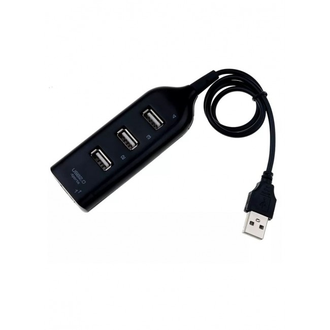CATANES Hub Adapter with 4 Ports USB2.0 High Speed Splitter Hub for Laptop PC Computer
