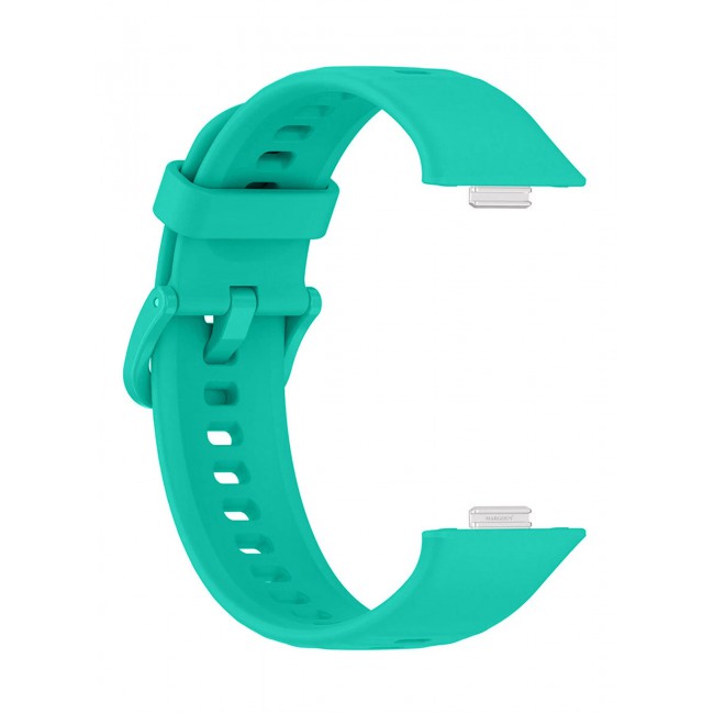 CATANES Wristband for Huawei Watch Fit 3/Fit 4/Fit 4 Pro Bands, Silicone Bracelet Quick Release Arm Band, Replacement Smartwatch Band Quick Release Sport Strap - Aqua