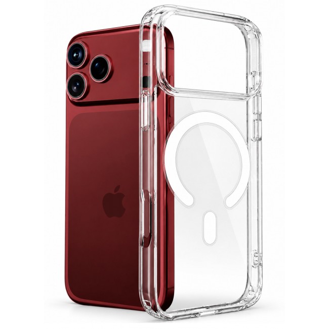 CATANES 2 Pack Clear Magnetic Case for iPhone 18 Pro Max - Transparent Shockproof Protective Cover with MagSafe Compatibility