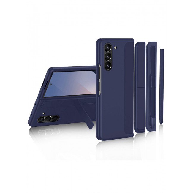 CATANES ( Case for Galaxy Z Fold 6 ) Premium Samsung Galaxy Z Fold 6 Case with Built-in S Pen Holder Sleek Protection for Your Foldable Dark Blue Color