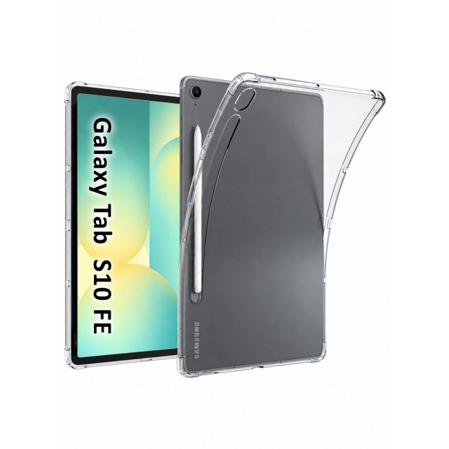 CATANES For Samsung Galaxy Tab S10 FE Transparent TPU Bumper Protective Case