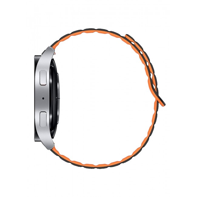 CATANES Sport Magnetic Strap Compatible with Samsung Galaxy Watch 7 6 5 4 40mm 44mm/for Galaxy Watch 6 4 Classic Band 42mm 46mm 43mm 47mm/Watch 5 Pro Band 45mm/Active 2, 20mm Adjustable - Black Orange