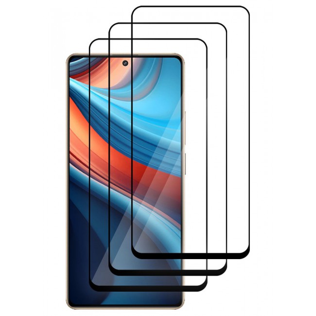 CATANES 3 Pack For Xiaomi Redmi Note 13 Pro Screen Protector 9H Hardness Scratch Resistance Screen Protector Touch Sensitive Case Friendly Tempered Glass Film