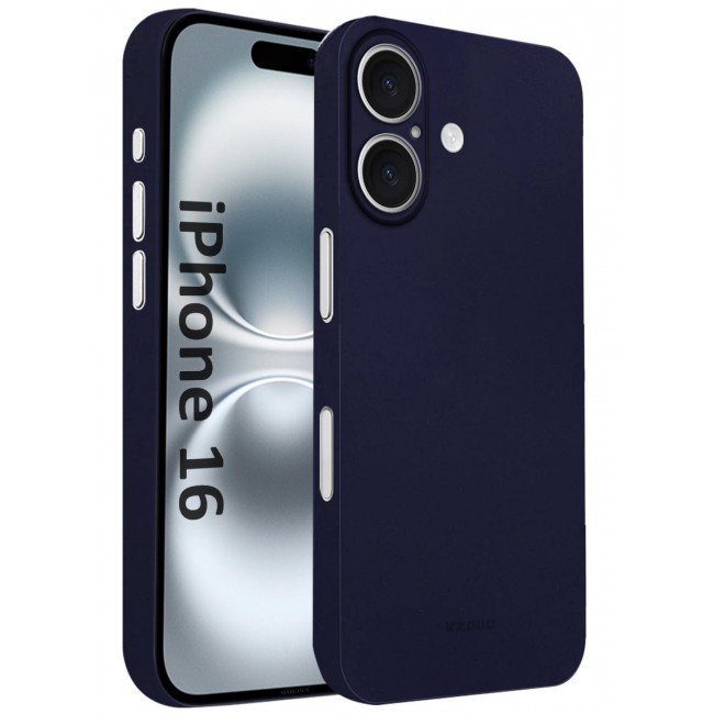 KZDOO ( for iPhone 16 ) Ultra Thin Case Cover Air Skin Series Back Cover Sturdy Durable Case Drop Protection Cover - Transparent Blue