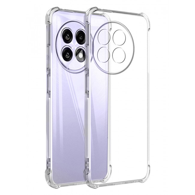 CATANES TPU Gorilla Case Cover for OnePlus ACE 5 PRO 5G, Phoce Cover with Reinforced Corner Bumper Camera Protection Slim Fit Shockproof Flexible - Clear