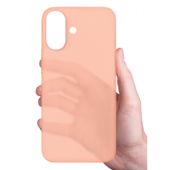 CATANES 2 Packs Case Cover for iPhone 17 - Sturdy Durable Ultra-Thin Case - Air Skin Line Design Transparent Back Cover - Drop Protection Cover with Privacy Screen Protector - Cosmic Orange