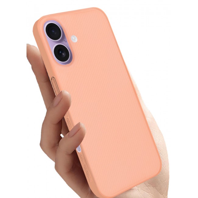 CATANES 2 Packs Case Cover for iPhone 17 - Sturdy Durable Ultra-Thin Case - Air Skin Line Design Transparent Back Cover - Drop Protection Cover with Privacy Screen Protector - Cosmic Orange