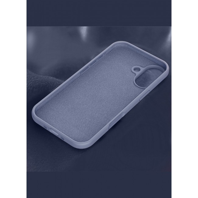 CATANES 2 Packs Silicone Protective Phone Case for iPhone 17 - Soft Anti-Scratch Microfiber Lining Ultra Slim Drop Protection Phone Cover with Privacy Screen Protector - Pastel Purple