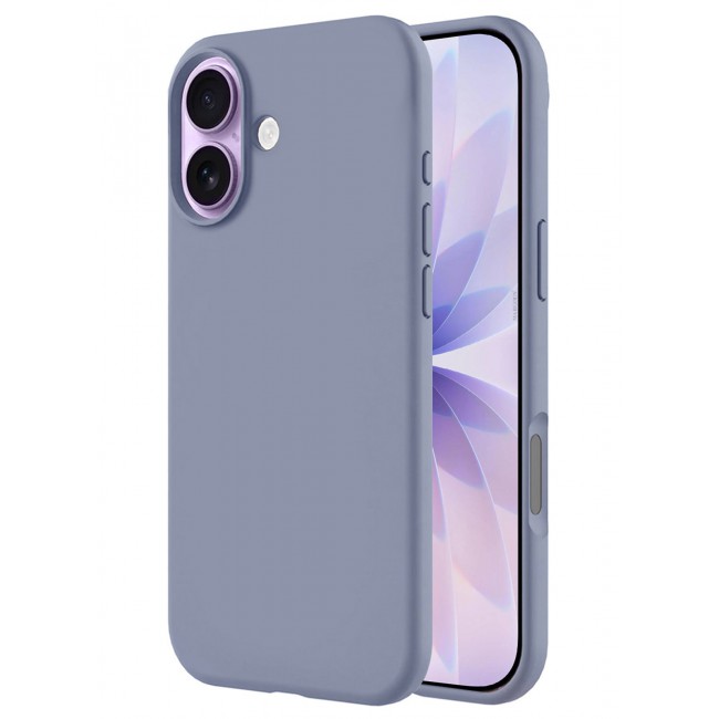 CATANES 2 Packs Silicone Protective Phone Case for iPhone 17 - Soft Anti-Scratch Microfiber Lining Ultra Slim Drop Protection Phone Cover with Privacy Screen Protector - Pastel Purple