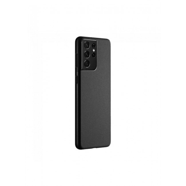 KZDOO Samsung Galaxy S21 Ultra Case Slim Thin Air Skin Full Coverage Protective Case Sturdy Durable Thin Case Drop Protection Case Cover Transparent Black
