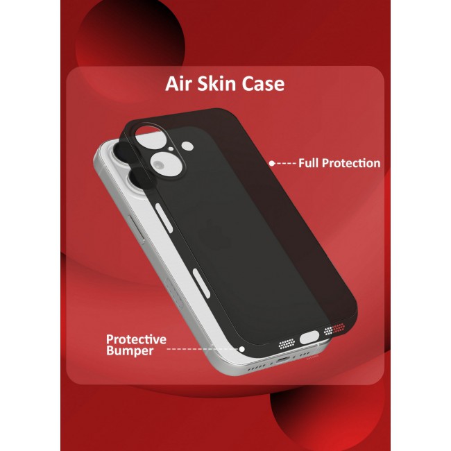 CATANES ( for iPhone 16 ) Case Cover Air Skin Series Back Cover Sturdy Durable Thin Case Drop Protection Cover Clear