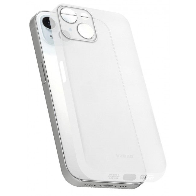 KZDOO ( for iPhone 15 ) Ultra Thin Case Cover Air Skin Series Back Cover Sturdy Durable Case Drop Protection Cover - Transparent Clear
