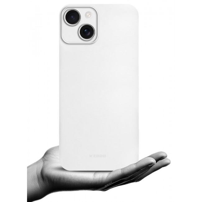 KZDOO ( for iPhone 15 ) Ultra Thin Case Cover Air Skin Series Back Cover Sturdy Durable Case Drop Protection Cover - Transparent Clear