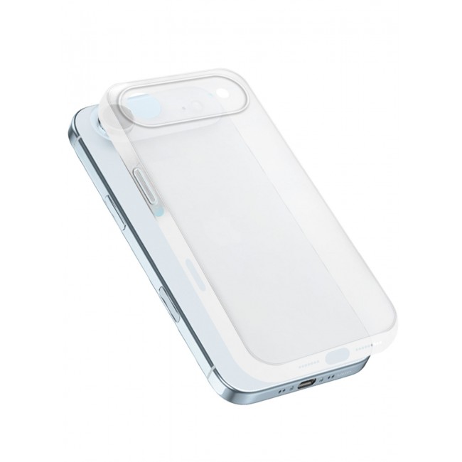CATANES Air Skin Frosted Matte Case for iPhone 17 Air - Stylish Ultra Slim Back Cover - Frosted Clear