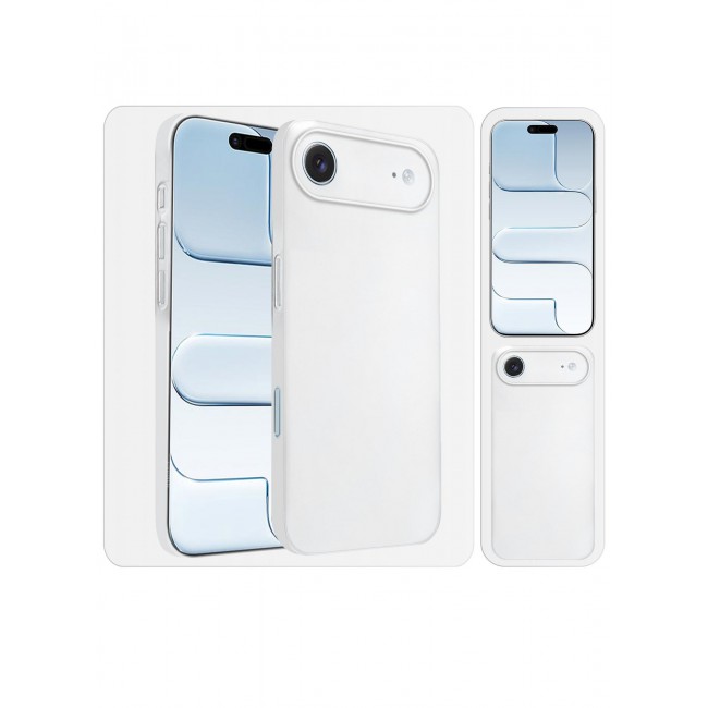 CATANES Air Skin Frosted Matte Case for iPhone 17 Air - Stylish Ultra Slim Back Cover - Frosted Clear