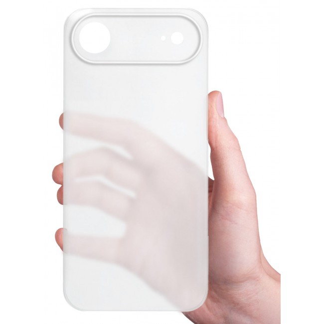 CATANES Air Skin Frosted Matte Case for iPhone 17 Air - Stylish Ultra Slim Back Cover - Frosted Clear