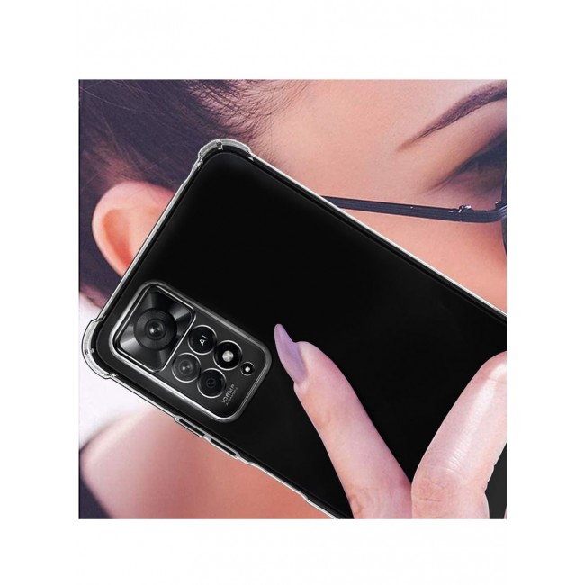 CATANES Xiaomi Redmi Note 11 Pro 5G Case Cover Clear Protective TPU Four Corners Cover Transparent Soft Case