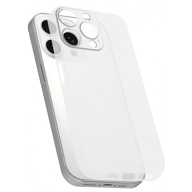 CATANES (for iPhone 15 Pro Max) Case Cover Air Skin Series Back Cover Sturdy Durable Thin Case Drop Protection Cover - Transparent White