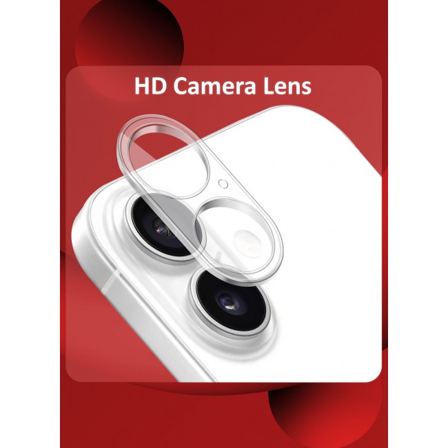 CATANES ( for iPhone 16/16 Plus ) Camera Lens Protector Tempered Glass, Ultra HD, 9H Hardness, Anti-Scratch, Case Friendly, Easy to Install Camera Lens Cover