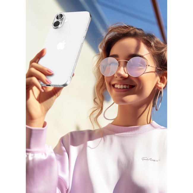 CATANES ( for iPhone 16/16 Plus ) Camera Lens Protector Tempered Glass, Ultra HD, 9H Hardness, Anti-Scratch, Case Friendly, Easy to Install Camera Lens Cover