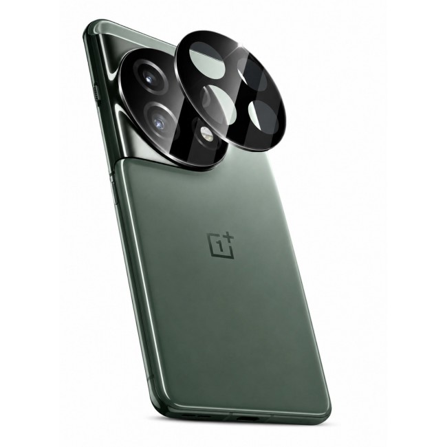 CATANES Camera Lens Protector Glass Film for OnePlus 11, 9H HD Camera Lens Guard, Scratch Resistant Protective Cover - Black