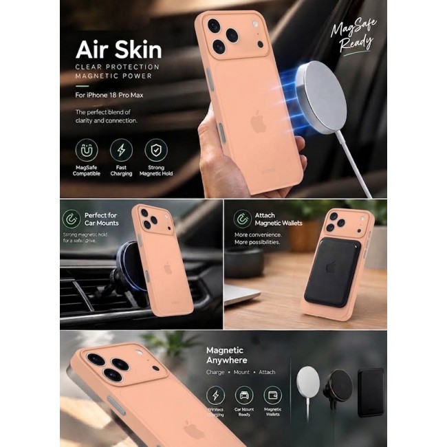 KZDOO Air Skin Case for iPhone 18 Pro Max - Ultra Slim 0.3mm Protective Cover