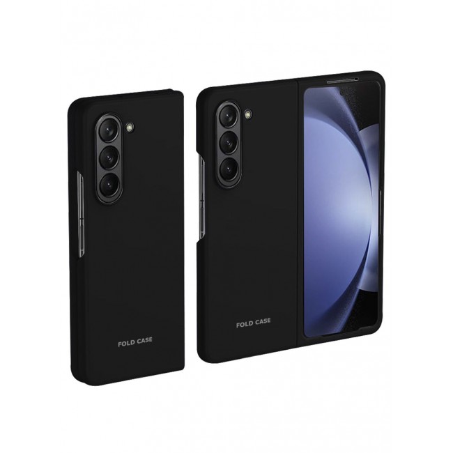 CATANES Fold Case series Phone Case Shockproof Hybrid Slim Cover for Samsung Galaxy Z Fold 5 Black