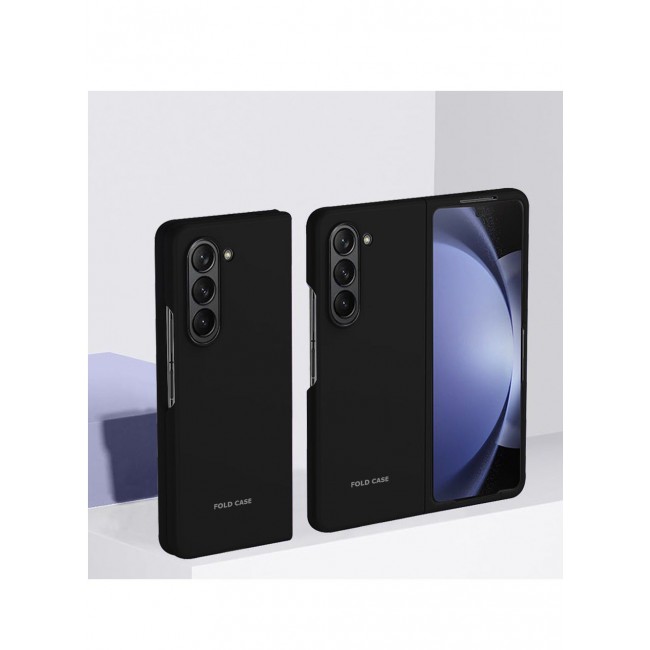 CATANES Fold Case series Phone Case Shockproof Hybrid Slim Cover for Samsung Galaxy Z Fold 5 Black