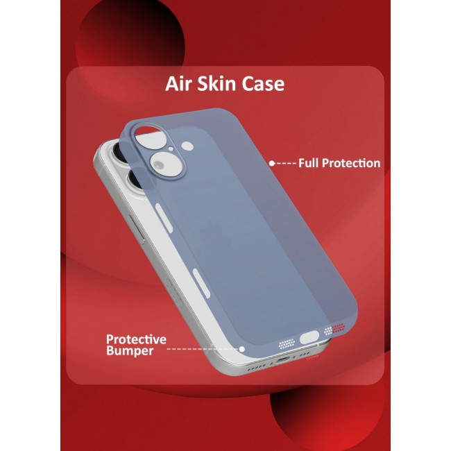 CATANES ( for iPhone 16 Plus ) Case Cover Air Skin Series Back Cover Sturdy Durable Thin Case Drop Protection Cover Clear