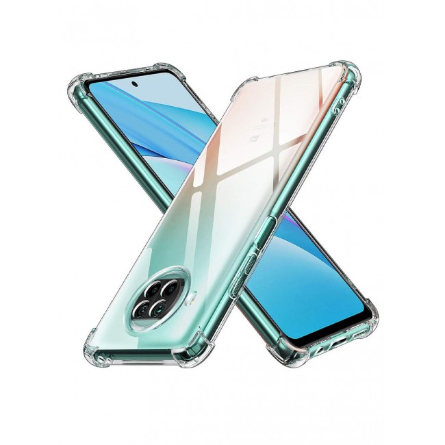 CATANES Xiaomi Redmi Note 9 Pro 5G Case Cover Clear Protective TPU Four Corners Cover Transparent Soft Case