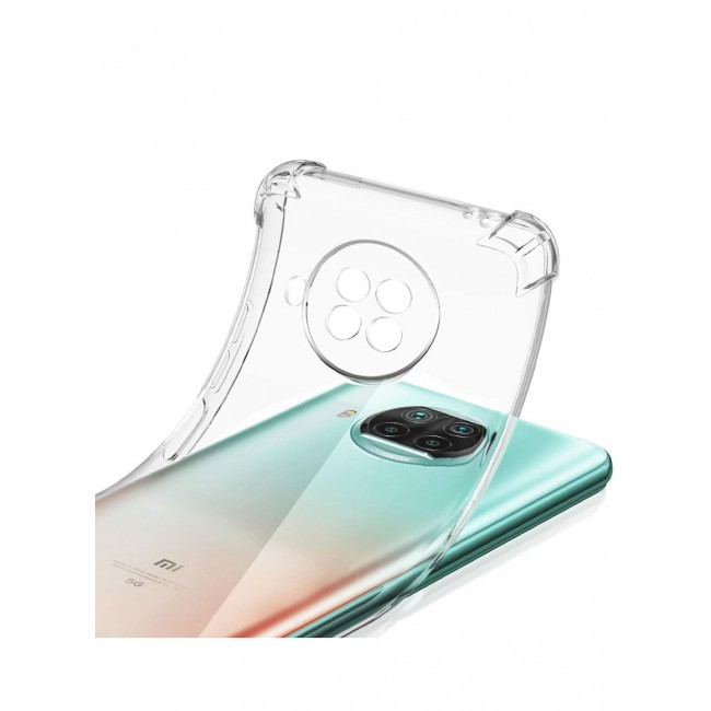 CATANES Xiaomi Redmi Note 9 Pro 5G Case Cover Clear Protective TPU Four Corners Cover Transparent Soft Case