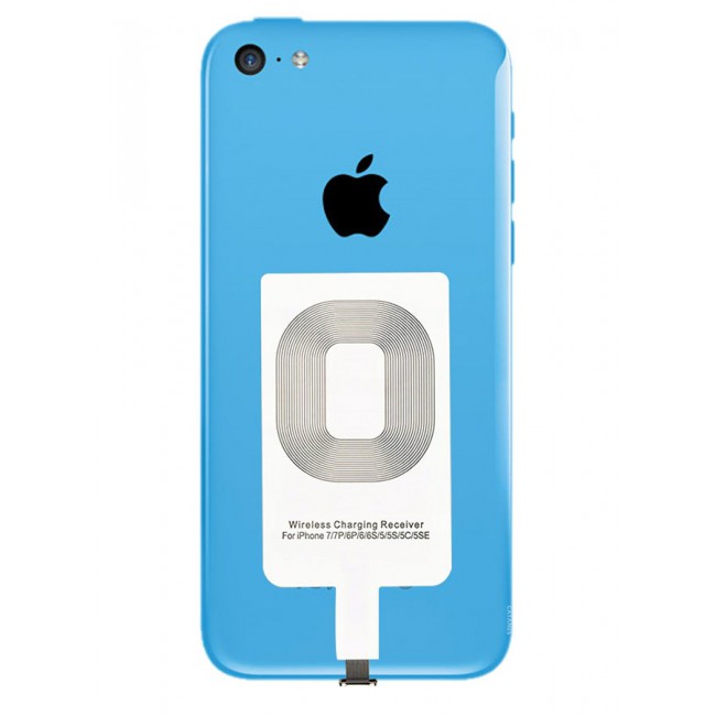 CATANES iPhone 5c Wireless Charging Receiver 5V 800mAh Wireless Charger Adapter Plug and Play Fast Charging Qi Receiver